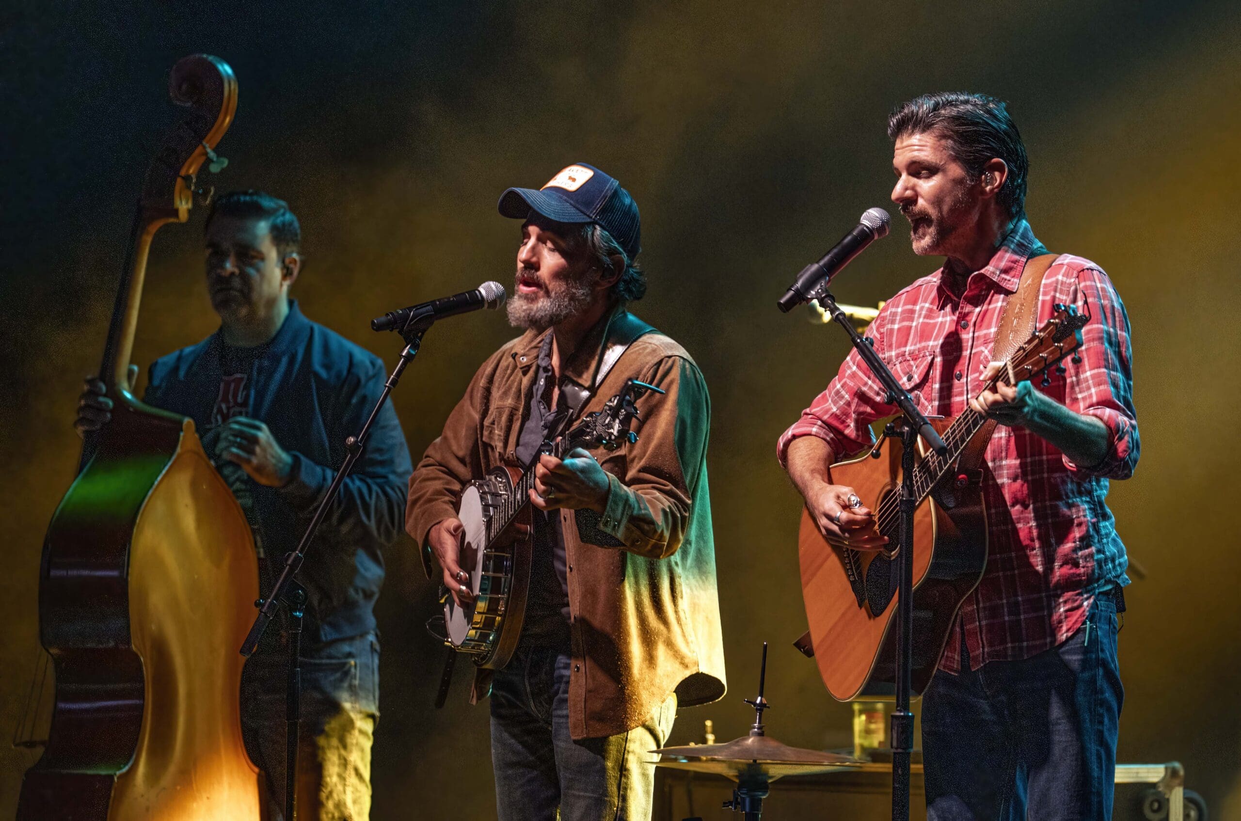 The Avett Brothers playing live