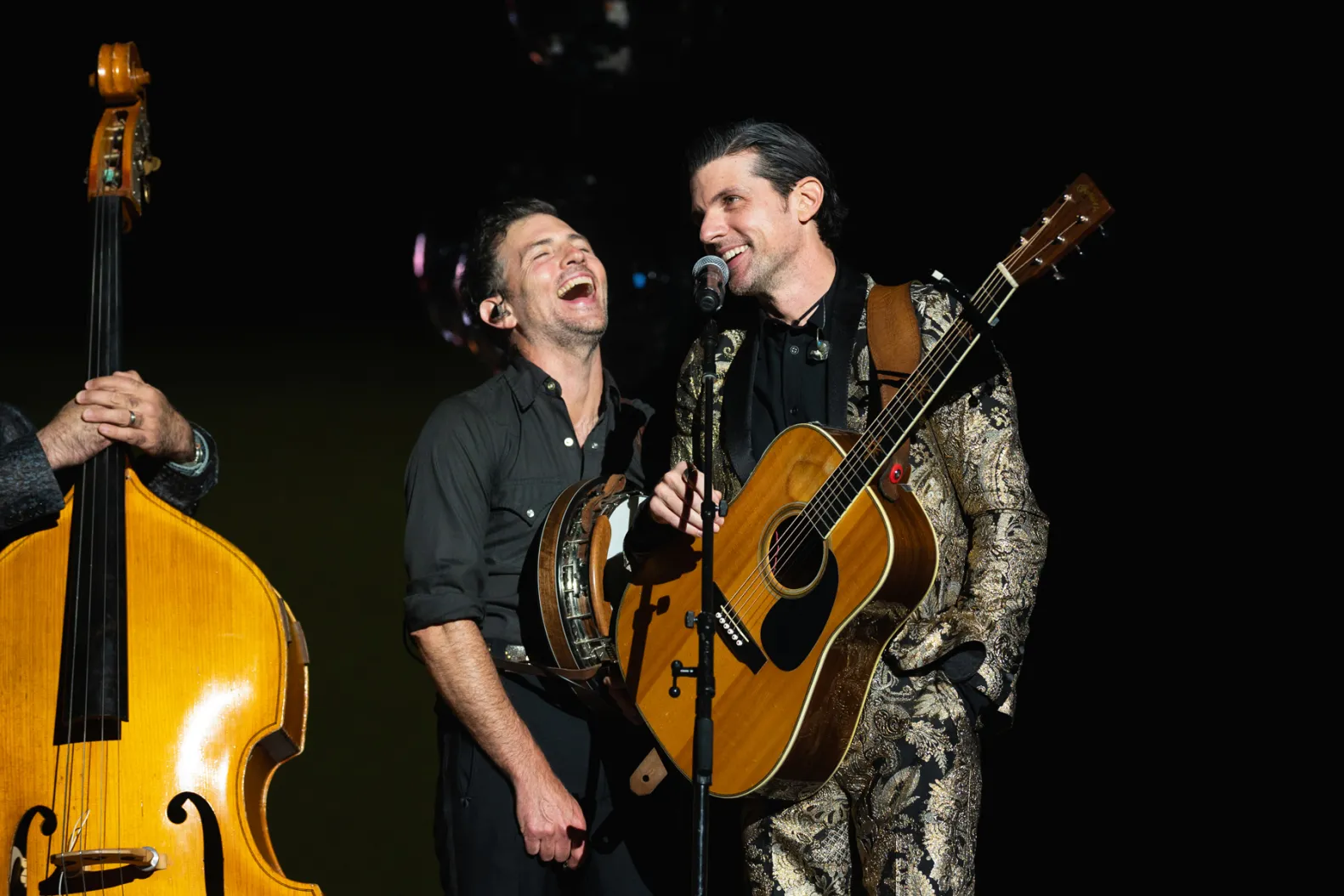 The Avett Brothers on stage